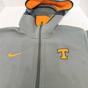 Nike Men's Gray and Orange Performance Tennessee jacket